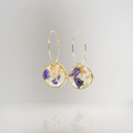 Boucles d’Oreilles Violette